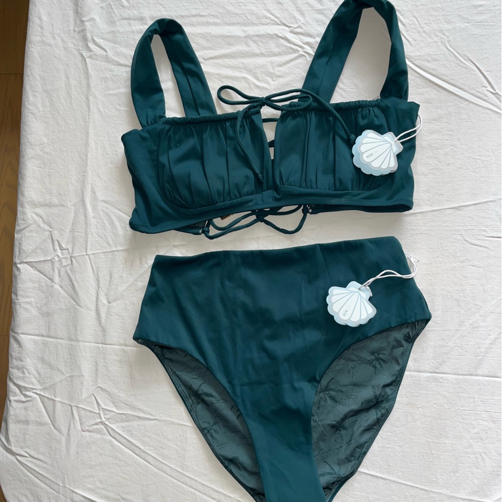 POPFLEX Deep Teal Bikini Set